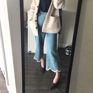 Tokyo scallop wide leg jeans